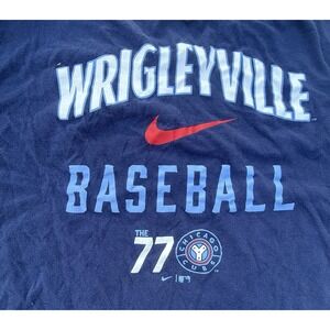 Nike The 77 City Edition Wrigleyville Chicago Cubs T-shirt Size XL